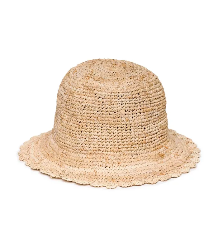 Belts Hats and Gloves Women DEN Ballou Hat Natural Raffia