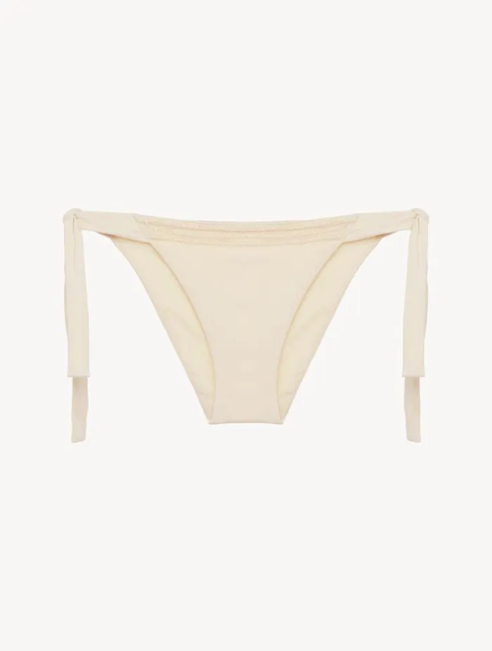 Bikini Brief In Champagne With Beading Swim La Perla Bikinis