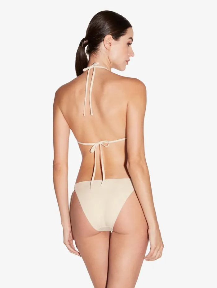 Bikini Brief In Champagne With Beading Swim La Perla Bikinis