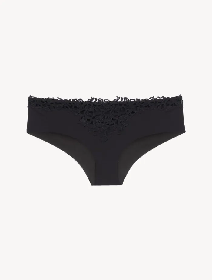 Black Hipster Briefs With Macram Lingerie La Perla Hipster
