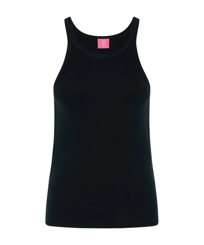BLACK ONE TEASPOON BASIC SINGLET Women One Teaspoon Tees and Tanks BLACK ONE TEASPOON BASIC SINGLET Women One Teaspoon Tees and Tanks