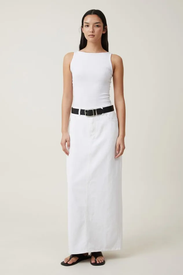 Blake Denim Maxi Skirt Whitehaven Women Cotton On Skirts