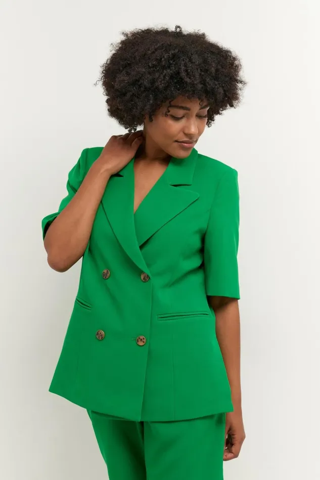 Blazers and Waistcoats Women CULTURE CUcenette Blazer Jolly Green