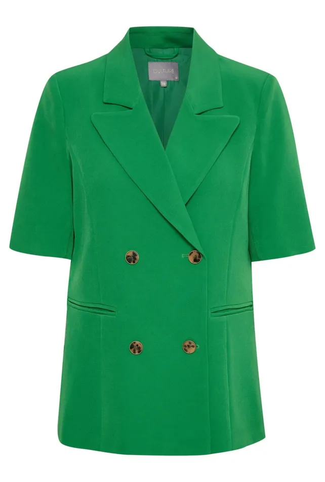 Blazers and Waistcoats Women CULTURE CUcenette Blazer Jolly Green
