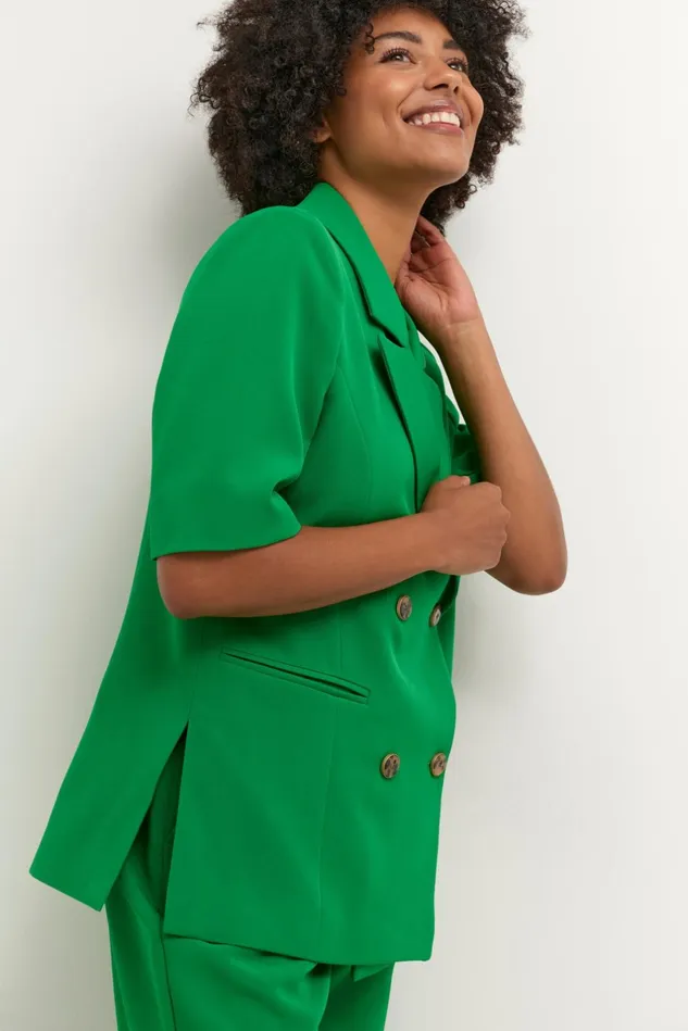 Blazers and Waistcoats Women CULTURE CUcenette Blazer Jolly Green