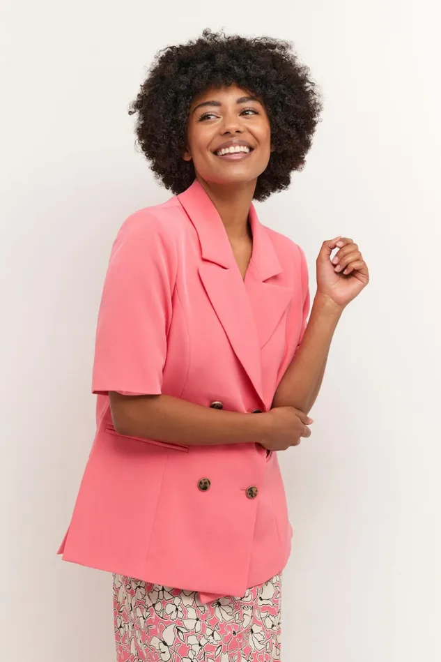 Blazers and Waistcoats Women CULTURE CUcenette Blazer Sun Kissed Coral