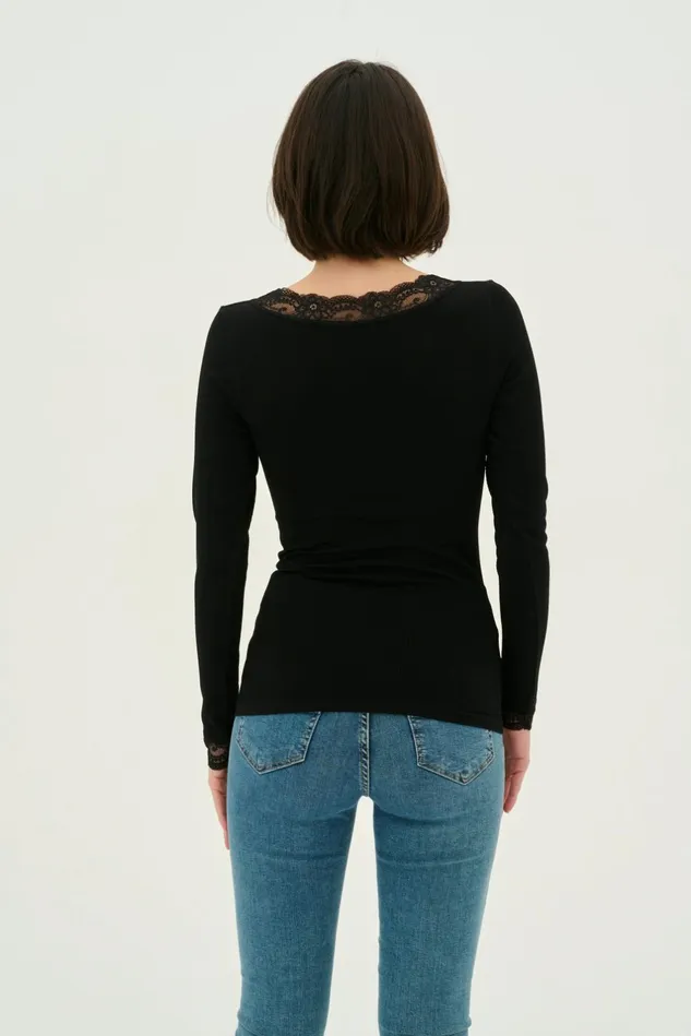 Blouses Women CULTURE CUcamilla Tshirt Black