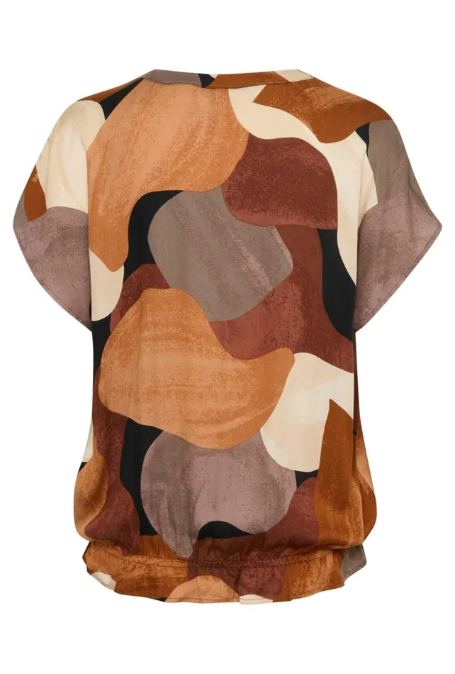 Blouses Women CULTURE CUdana Blouse Brown Art