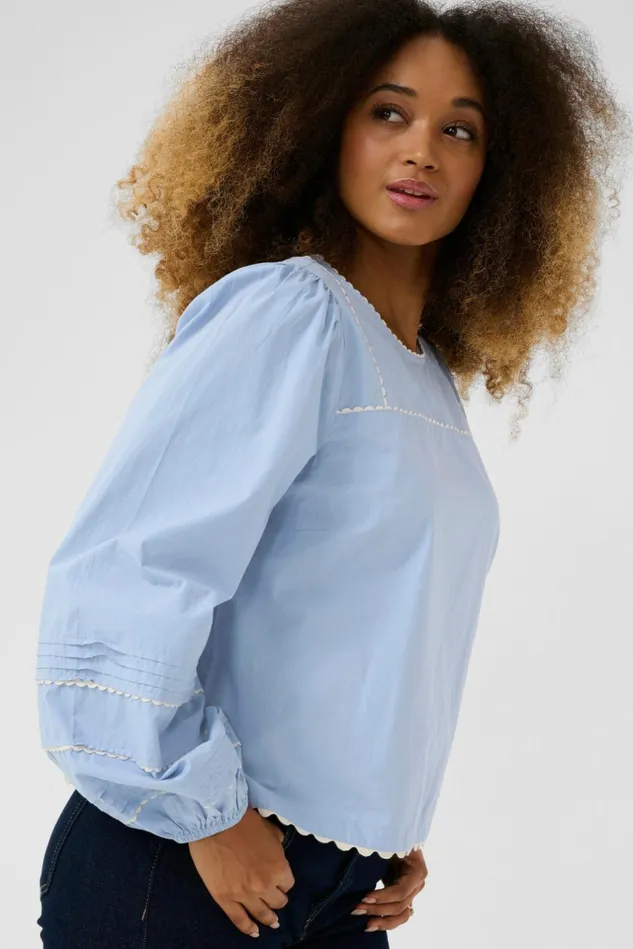 Blouses Women CULTURE CUmaldi Blouse Forever Blue