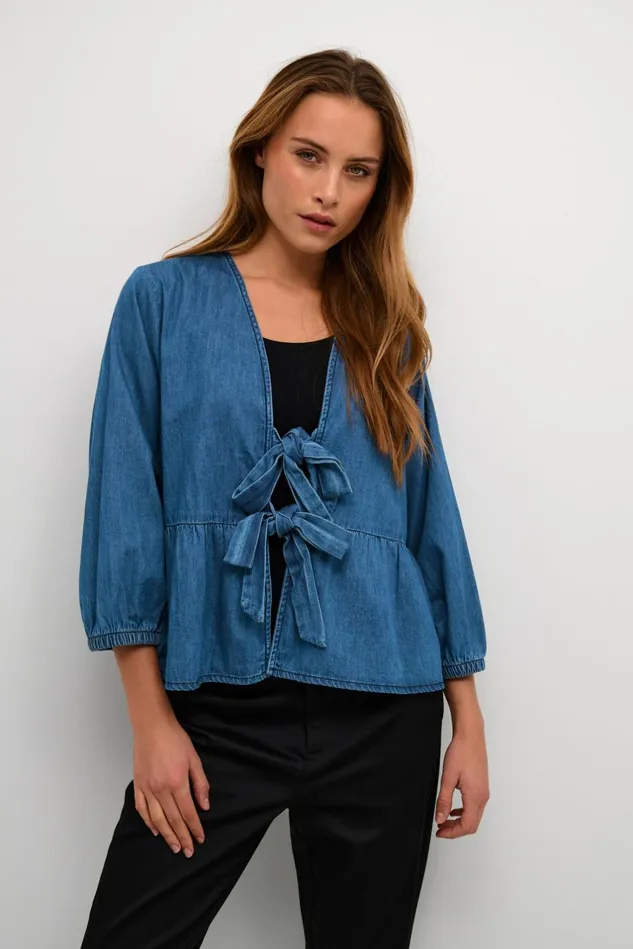 Blouses Women CULTURE CUspenca Denim Blouse