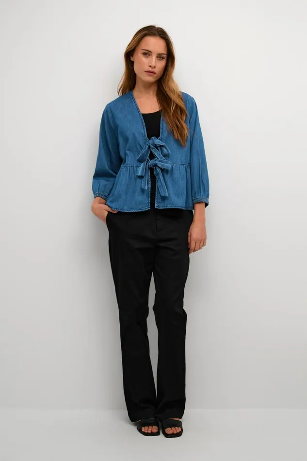 Blouses Women CULTURE CUspenca Denim Blouse