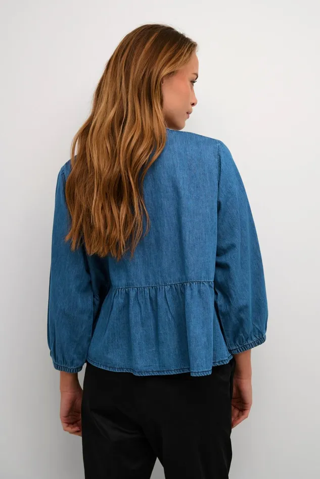 Blouses Women CULTURE CUspenca Denim Blouse