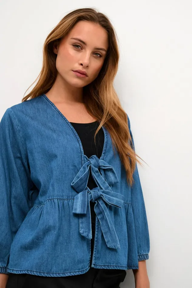 Blouses Women CULTURE CUspenca Denim Blouse
