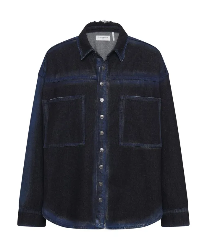 BLUE PUNK DARIA DENIM SHIRT Women One Teaspoon Denim Shirts BLUE PUNK DARIA DENIM SHIRT Women One Teaspoon Denim Shirts