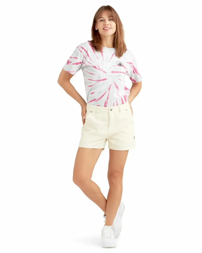Body Glove New Arrivals Women Higher Road Corduroy Shorts 8211 Cream