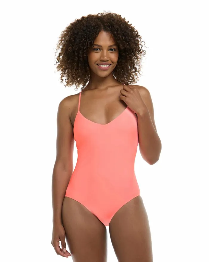 Body Glove OnePieces Women Smoothies Sandbar OnePiece Tank 8211 Coral