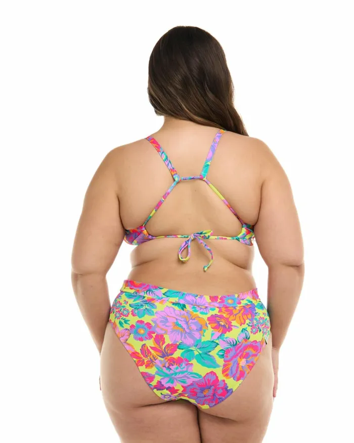Body Glove Plus Size Swimwear Women Romy Drew Plus Size Fixed Triangle Bikini Top 8211 Key Lime