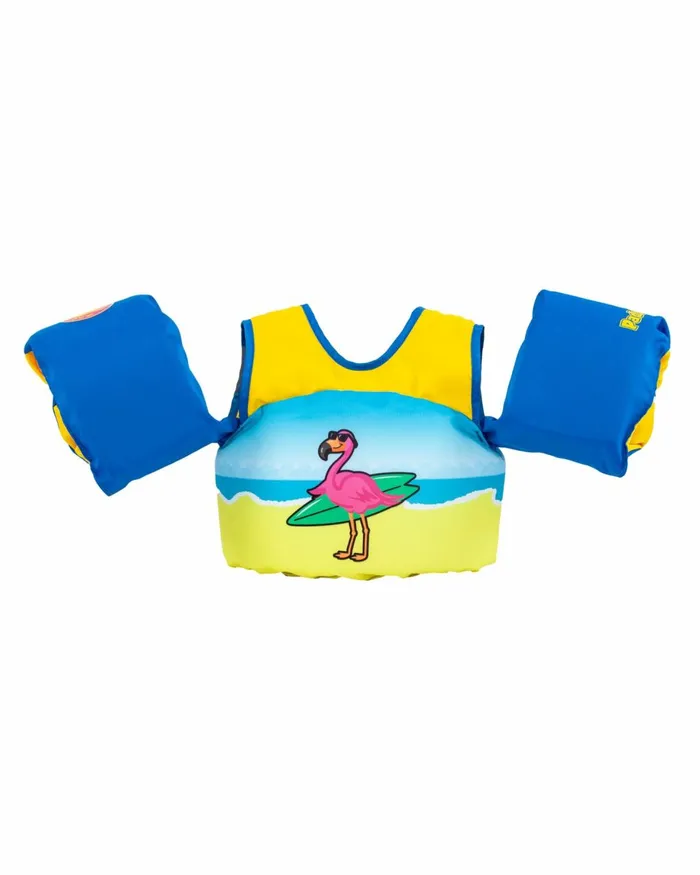 Body Glove Pumps Boards Paddle Pals Child039s Swim Vest 8211 Surf Flamingo