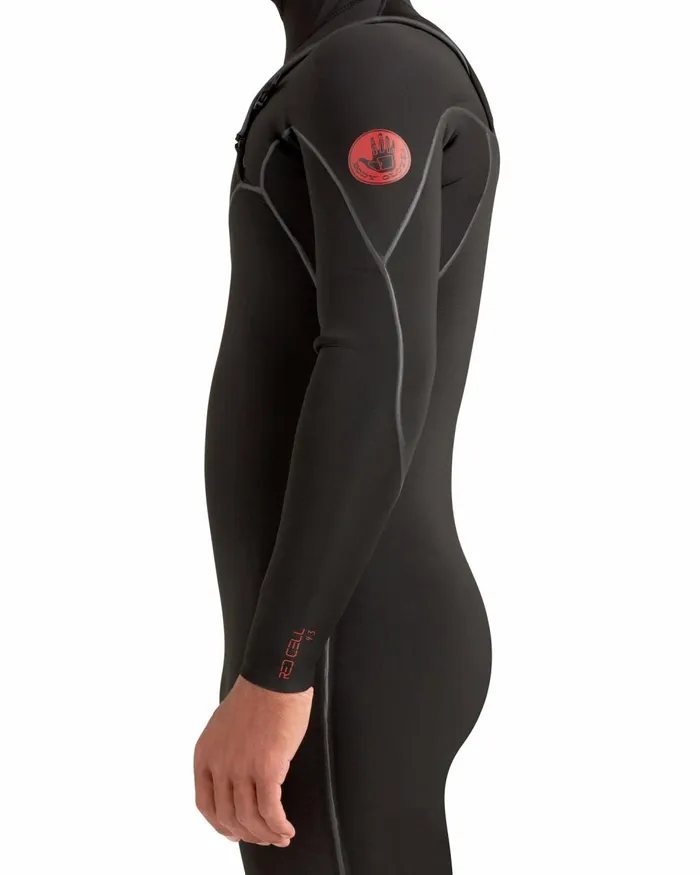 Body Glove Wetsuits Accessories Red Cell 43mm ChestZip Hooded Fullsuit 8211 Black