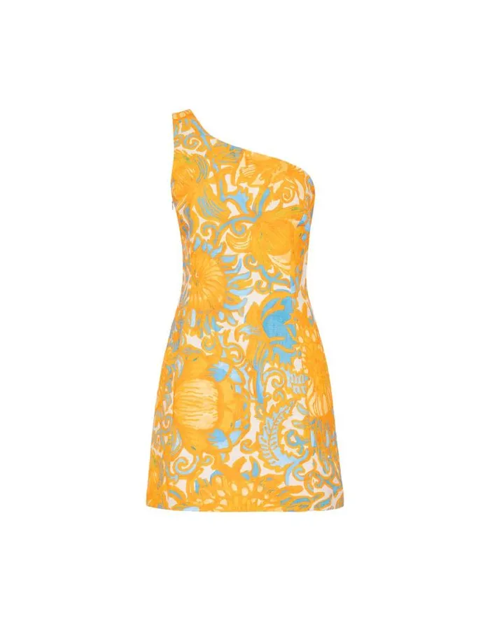 Bold Shoulder Mini Dress Anemone Orange Women La Double J Dresses Bold Shoulder Mini Dress Anemone Orange Women La Double J Dresses