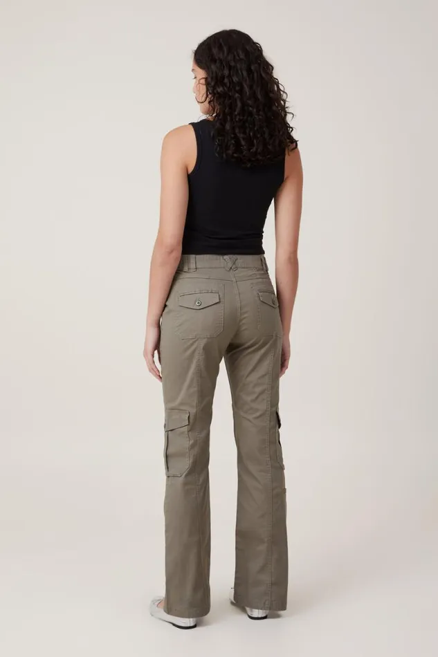 Bootleg Cargo Pant Woodland Women Cotton On Pants