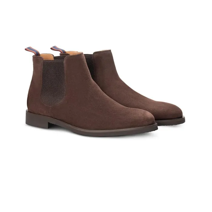 Boots Men Moreschi Brown Suede Boot