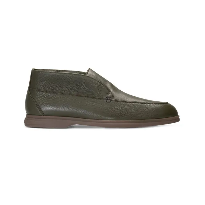 Boots Men Moreschi Green Leather Boot