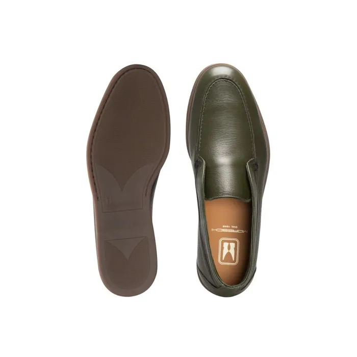 Boots Men Moreschi Green Leather Boot