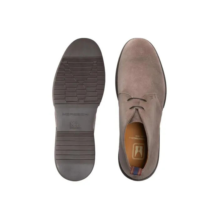 Boots Men Moreschi Grey Suede Desert Boot