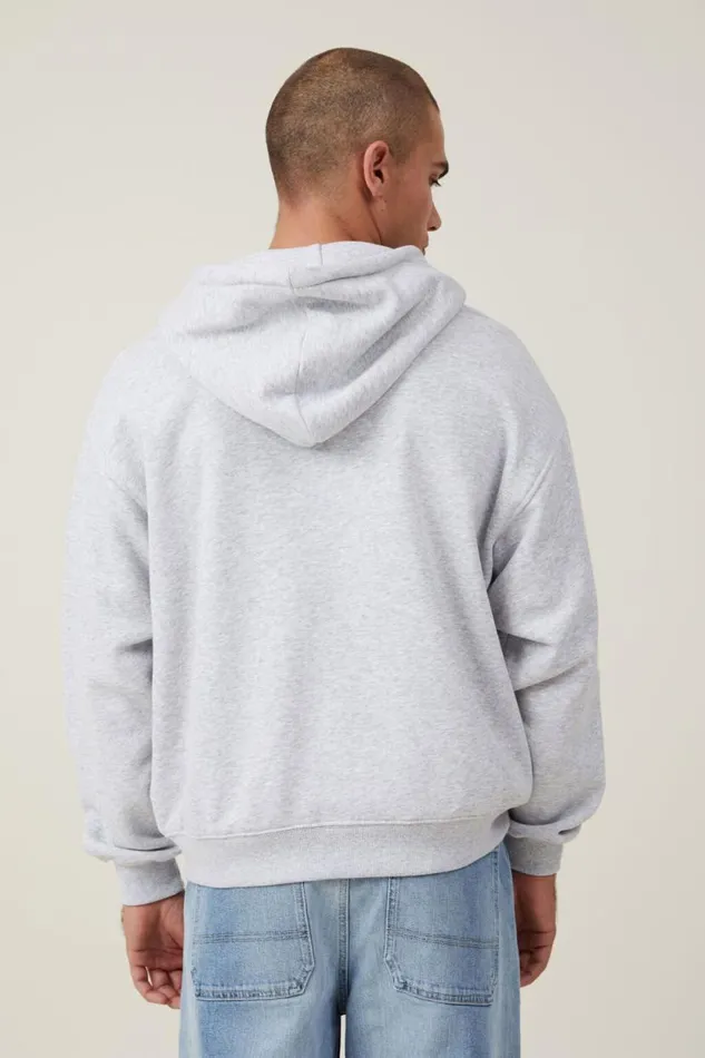 Box Fit Zip Up Hoodie Grey Marle Two Way Zip Men Cotton On Sweats and Hoodies Box Fit Zip Up Hoodie Grey Marle Two Way Zip Men Cotton On Sweats and Hoodies