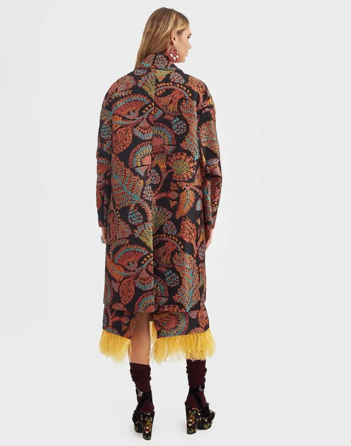 Boxy Coat Sicomore Black Women La Double J Outerwear Boxy Coat Sicomore Black Women La Double J Outerwear