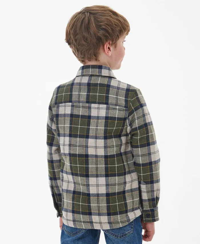 Boys Clothing Barbour Tartan Overshirt Forest Mist Tartan Boys Clothing Barbour Tartan Overshirt Forest Mist Tartan