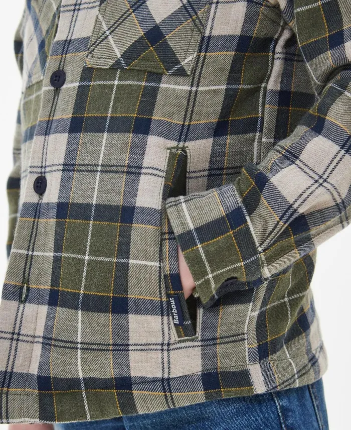 Boys Clothing Barbour Tartan Overshirt Forest Mist Tartan Boys Clothing Barbour Tartan Overshirt Forest Mist Tartan