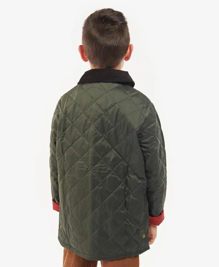 Boys Jackets Barbour Boys039 Liddesdale Quilted Jacket Dark Olivered Boys Jackets Barbour Boys039 Liddesdale Quilted Jacket Dark Olivered