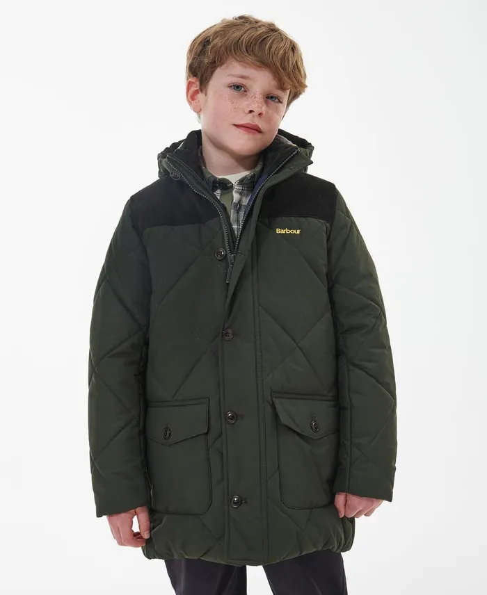 Boys Quilted Jackets Barbour Boys039 Elmwood Quilted Jacket Classic Navy