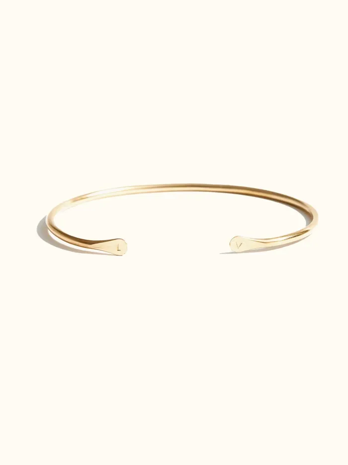 Bracelets Women Able Personalized Cuff 14k Goldfilled