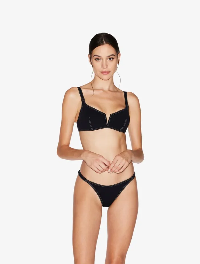 Brazilian Brief In Black Swim La Perla Bikinis
