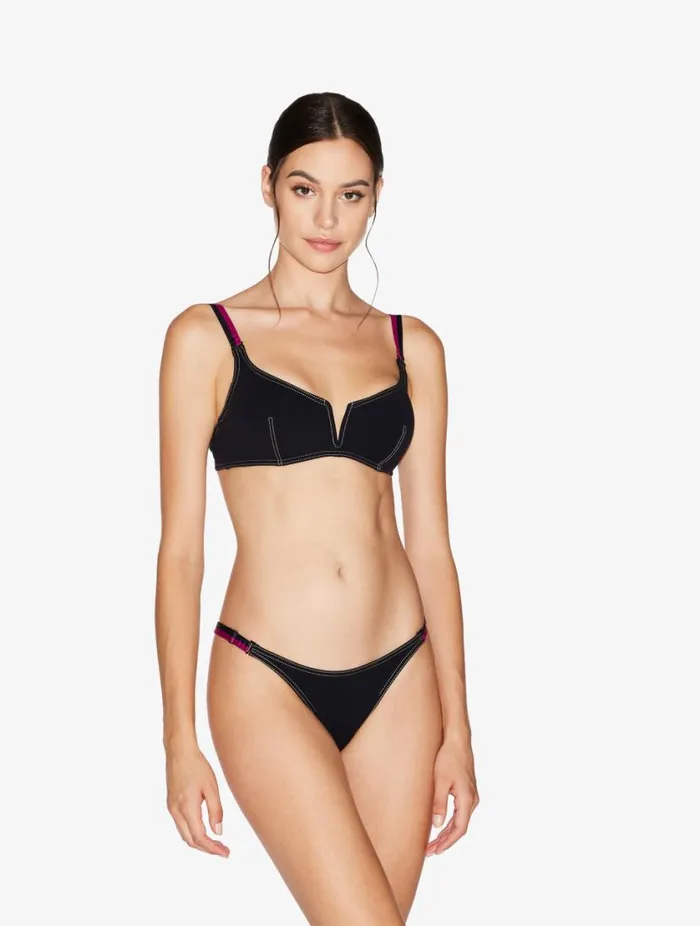 Brazilian Brief In Black Swim La Perla Bikinis