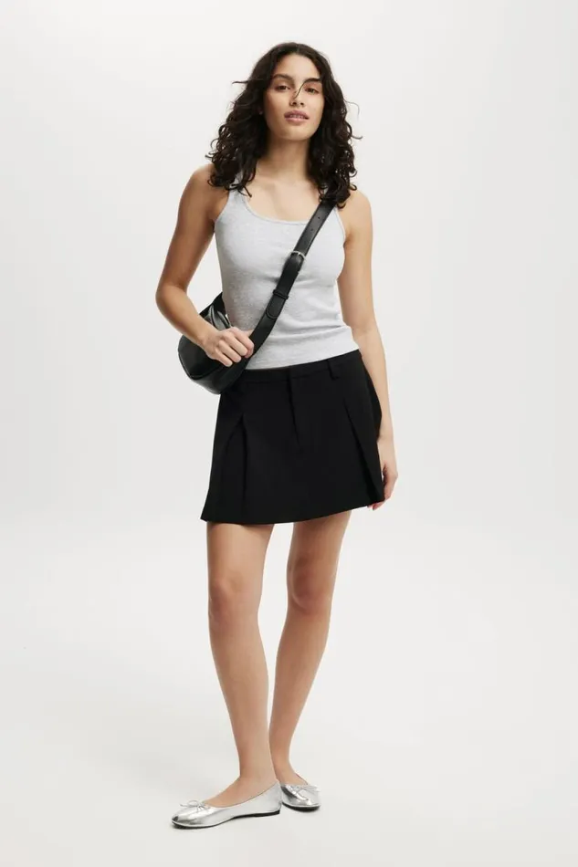 Byron Scoop Tank Grey Marle Women Cotton On Tops