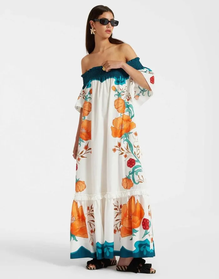 Capalbio Dress Morpheus Place Orange Women La Double J Dresses
