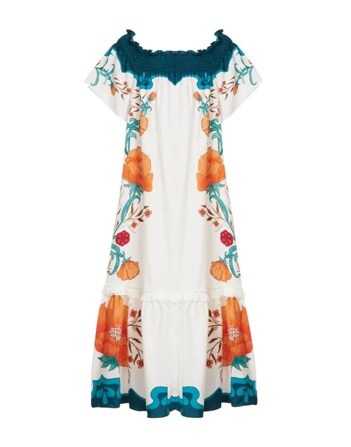 Capalbio Dress Morpheus Place Orange Women La Double J Dresses Capalbio Dress Morpheus Place Orange Women La Double J Dresses