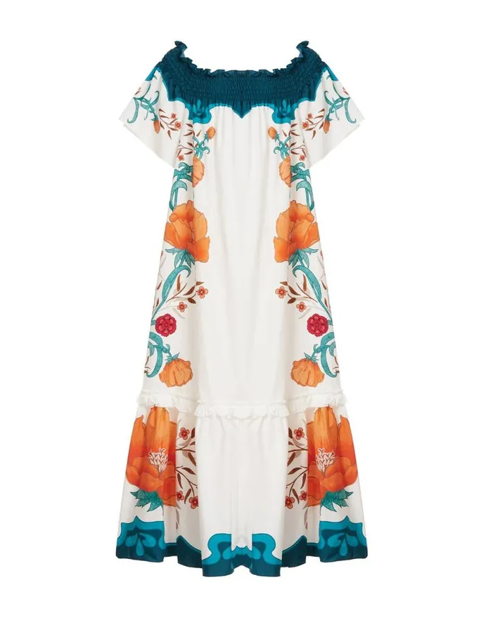 Capalbio Dress Morpheus Place Orange Women La Double J Dresses Capalbio Dress Morpheus Place Orange Women La Double J Dresses