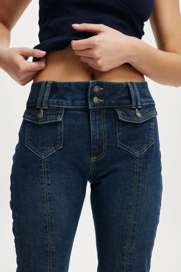 Capri Jean Mistic Bluepockets Women Cotton On Pants Capri Jean Mistic Bluepockets Women Cotton On Pants