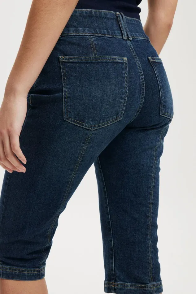 Capri Jean Mistic Bluepockets Women Cotton On Pants Capri Jean Mistic Bluepockets Women Cotton On Pants