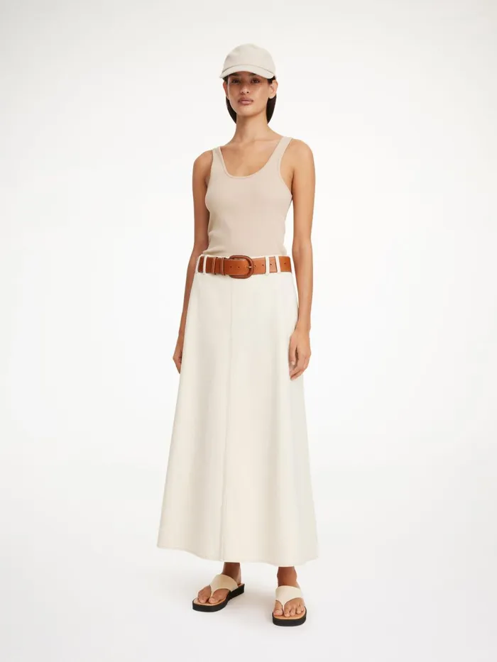 Carlas Denim Maxi Skirt Mojave Desert Women By Malene Birger Denim