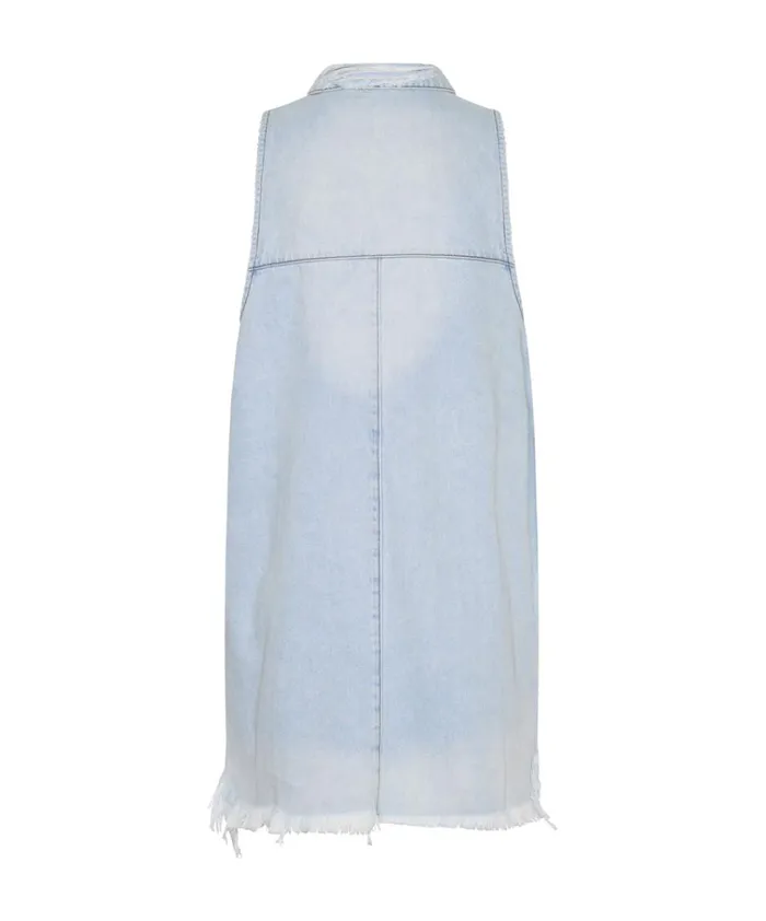 CASANOVA DENIM BRAXTON DRESS Women One Teaspoon Denim Dresses CASANOVA DENIM BRAXTON DRESS Women One Teaspoon Denim Dresses