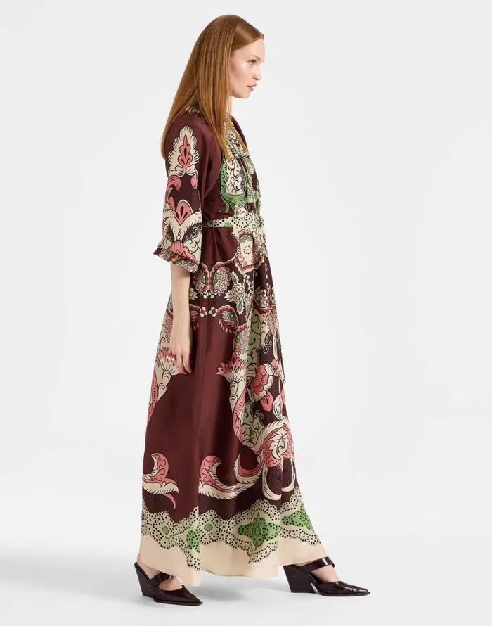 Cerere Dress Portal Place Brown Women La Double J Dresses Cerere Dress Portal Place Brown Women La Double J Dresses