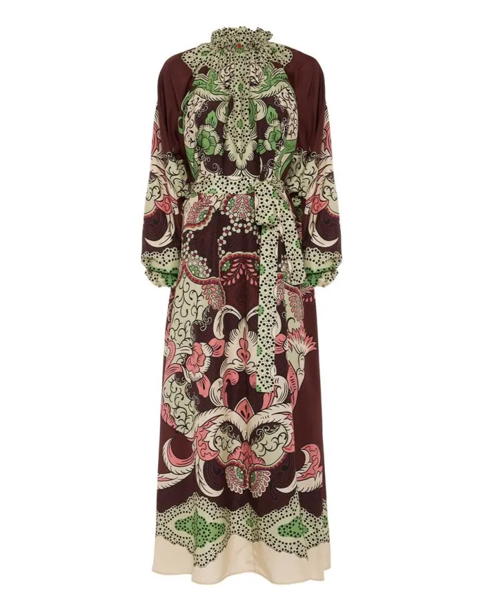 Cerere Dress Portal Place Brown Women La Double J Dresses Cerere Dress Portal Place Brown Women La Double J Dresses