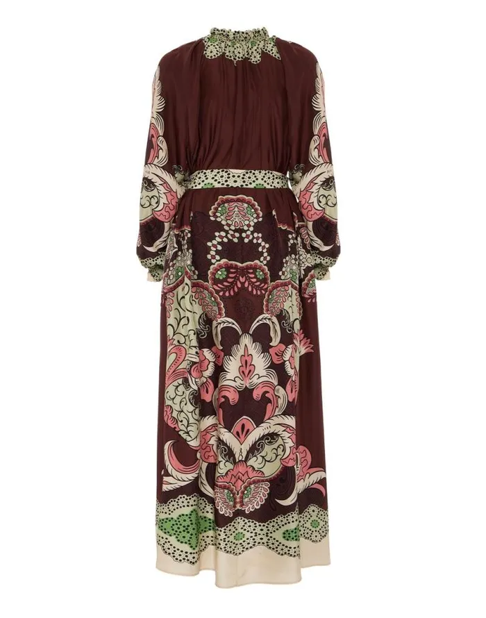 Cerere Dress Portal Place Brown Women La Double J Dresses Cerere Dress Portal Place Brown Women La Double J Dresses