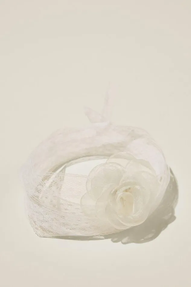 Choker Necklace Wrap Ecru Lace Rose Women Cotton On Jewelry